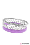 Paparazzi "Foolproof - Purple" bracelet Paparazzi Jewelry