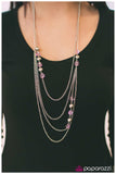 Paparazzi "Fools Rush In - Purple" necklace Paparazzi Jewelry