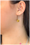Paparazzi "Fools Rush In - Yellow" necklace Paparazzi Jewelry
