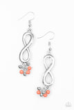 Paparazzi "Forever After - Orange" earring Paparazzi Jewelry