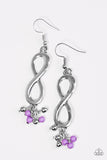 Paparazzi "Forever After - Purple " earring Paparazzi Jewelry