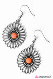 Paparazzi "Forever and A Daisy" Orange Earrings Paparazzi Jewelry