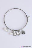 Paparazzi "Forever Be My Always - White" bracelet Paparazzi Jewelry