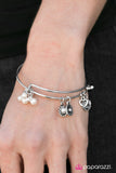 Paparazzi "Forever Be My Always - White" bracelet Paparazzi Jewelry