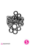 Paparazzi "Forever Blowing Bubbles - Black" ring Paparazzi Jewelry