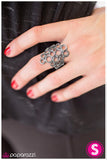 Paparazzi "Forever Blowing Bubbles - Black" ring Paparazzi Jewelry