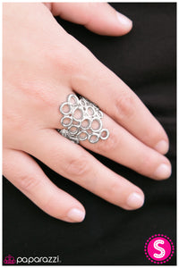 Paparazzi "Forever Blowing Bubbles - Silver" ring Paparazzi Jewelry