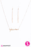 Paparazzi "Forever Free - Gold" necklace Paparazzi Jewelry