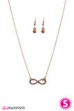 Paparazzi "Forever Glamorous" Copper Necklace & Earring Set Paparazzi Jewelry