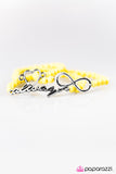Paparazzi "Forever In Fashion" Yellow Bracelet Paparazzi Jewelry