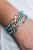 Paparazzi "Forever In Fashion" Blue Bracelet Paparazzi Jewelry