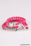 Paparazzi "Forever In Fashion" Pink Bracelet Paparazzi Jewelry