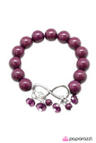 Paparazzi "Forevermore" Purple Bracelet Paparazzi Jewelry