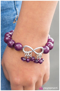 Paparazzi "Forevermore" Purple Bracelet Paparazzi Jewelry