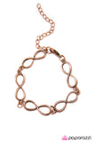 Paparazzi "Forever Yours - Copper" bracelet Paparazzi Jewelry