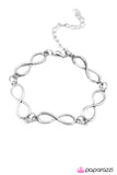 Paparazzi "Forever Yours - Silver" bracelet Paparazzi Jewelry