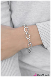 Paparazzi "Forever Yours - Silver" bracelet Paparazzi Jewelry