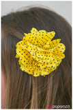 Paparazzi "Forget Me DOT" Yellow Hair Clip Paparazzi Jewelry