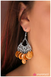 Paparazzi "For SHORE - Orange" earring Paparazzi Jewelry