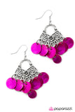 Paparazzi "For SHORE - Pink" earring Paparazzi Jewelry