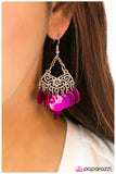 Paparazzi "For SHORE - Pink" earring Paparazzi Jewelry