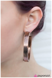 Paparazzi "For the Thrill Of It - Copper" earring Paparazzi Jewelry