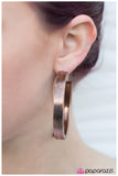 Paparazzi "For the Thrill Of It - Copper" earring Paparazzi Jewelry