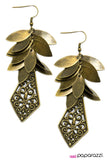 Paparazzi "Fountain Of Youth" Brass Earrings Paparazzi Jewelry