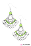 Paparazzi "Foxy Cleopatra" Green Earrings Paparazzi Jewelry