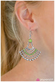 Paparazzi "Foxy Cleopatra" Green Earrings Paparazzi Jewelry