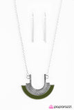 Paparazzi "Foxy Cleopatra - Green" necklace Paparazzi Jewelry