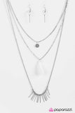 Paparazzi "Foxy Foxtrot - White" necklace Paparazzi Jewelry