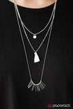 Paparazzi "Foxy Foxtrot - White" necklace Paparazzi Jewelry