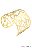 Paparazzi "Fractured - Gold" bracelet Paparazzi Jewelry