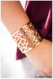 Paparazzi "Fractured - Gold" bracelet Paparazzi Jewelry
