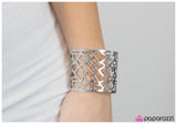 Paparazzi "Fractured - Silver" bracelet Paparazzi Jewelry