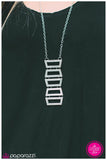 Paparazzi "Frame By Frame - Silver" necklace Paparazzi Jewelry