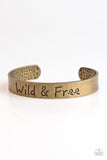 Paparazzi "Free To Be Wild" Brass Bracelet Paparazzi Jewelry