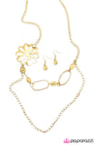 Paparazzi "Fresh As A Daisy - Gold" necklace Paparazzi Jewelry