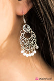 Paparazzi "Fresh Breeze - White" earring Paparazzi Jewelry