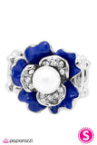Paparazzi "Frilled To Pieces" Blue Ring Paparazzi Jewelry