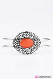 Paparazzi "FRILL Seeker - Orange" bracelet Paparazzi Jewelry