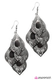 Paparazzi "From Dusk Til Dawn - Black" earring Paparazzi Jewelry