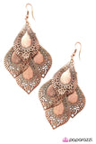Paparazzi "From Dusk Til Dawn - Copper" earring Paparazzi Jewelry