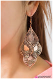 Paparazzi "From Dusk Til Dawn - Copper" earring Paparazzi Jewelry