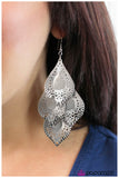 Paparazzi "From Dusk Til Dawn - Silver" earring Paparazzi Jewelry