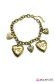 Paparazzi "From the Heart" Brass Bracelet Paparazzi Jewelry