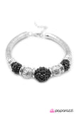 Paparazzi "Frostbitten - Black" bracelet Paparazzi Jewelry