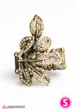 Paparazzi "Frosted Forest" Brass Ring Paparazzi Jewelry