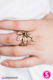 Paparazzi "Frosted Forest" Brass Ring Paparazzi Jewelry